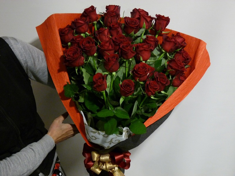 赤バラ30本の花束